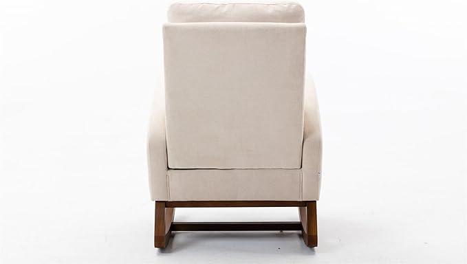 Living Room Comfortable Rocking Chair Living Room Chair Beige