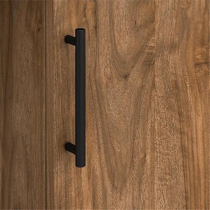 Pemberly Row 60W L Shaped Desk with Storage Engineered Wood Fresh Walnut Finish Adjustable Shelves File Drawer Keyboard Tray Home Office Corner Desk for Computer and Supplies Organization