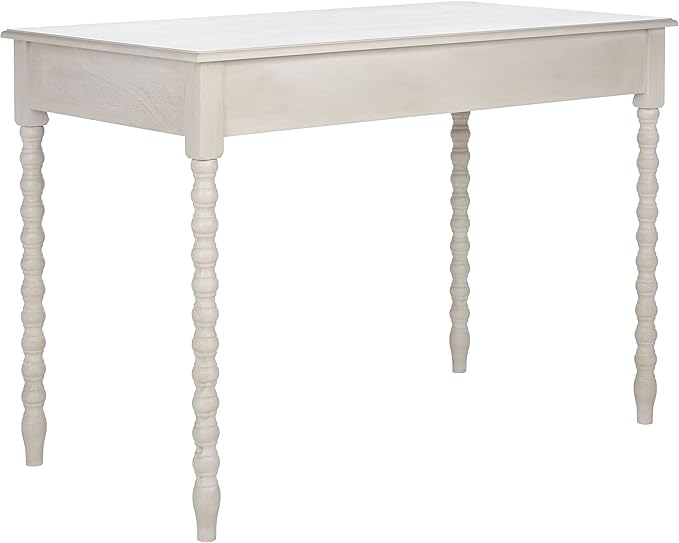 SAFAVIEH Home Collection O'Mara Taupe 2-Drawer Computer Table Office Desk