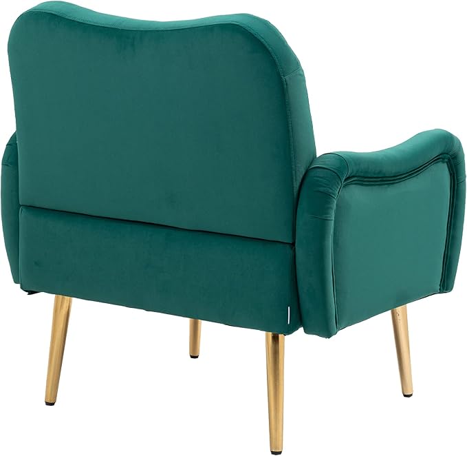 Velvet Chair Accent Chair/Living Room lesiure Chair with Metal feet