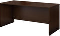 Bush Business Furniture Series C 66W Office Desk in Mocha Cherry Large Computer Table for Home and Professional Workplace