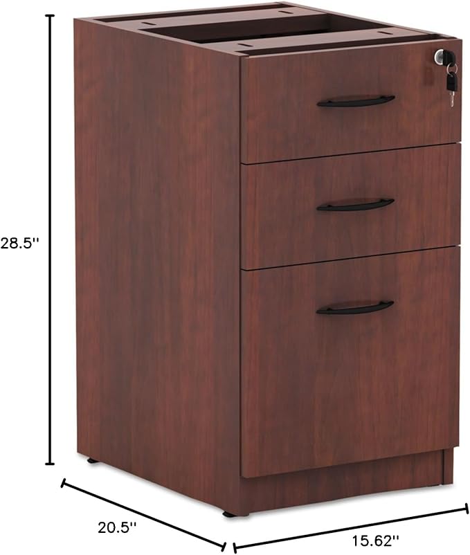 Valencia 2 Box/1 File Full Pedestal 15-5/8w x 22-7/8d x 28-1/2h Medium Cherry