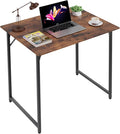 Small DeskDesk 32 InchComputer DeskStudy TableMetal Frame Office DeskModern Simple Style Desk for Home OfficeSmall Tables for Small SpacesAdjustable Leg PadsVintage
