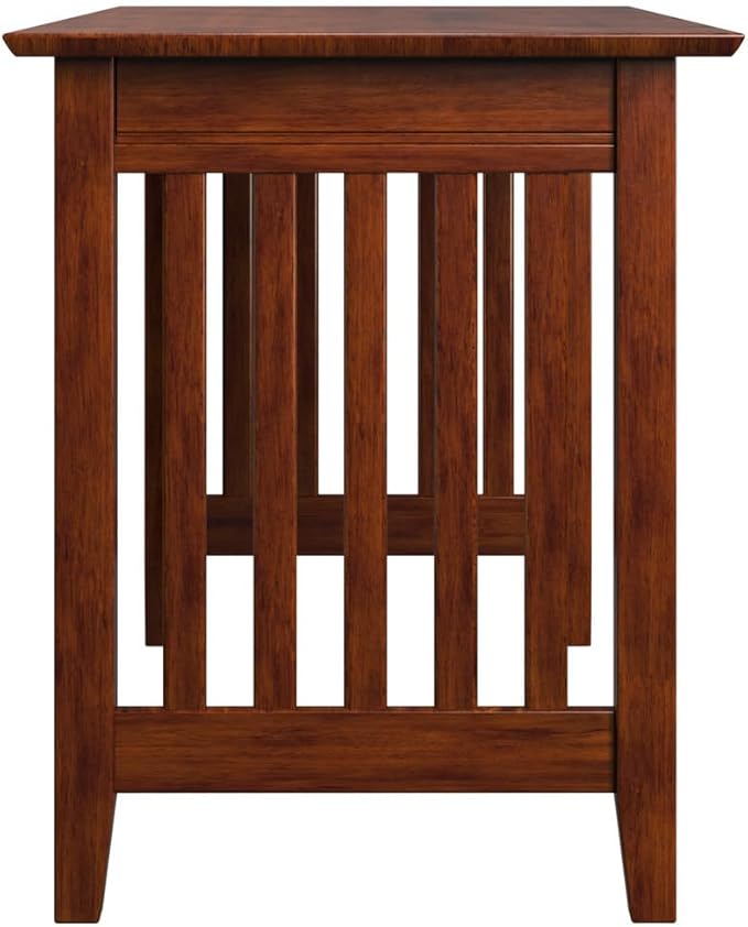 AFI Mission 48 Solid Wood Writing Desk Walnut
