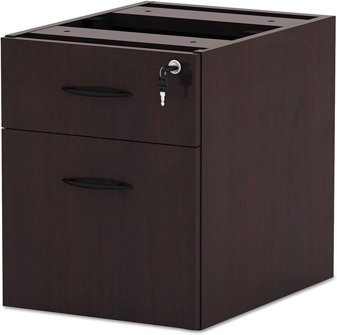 Alera VA552222MY Alera Valencia Series 3/4 Box/File Pedestal15 5/8w x 20 1/2d x 19 1/4hMahogany