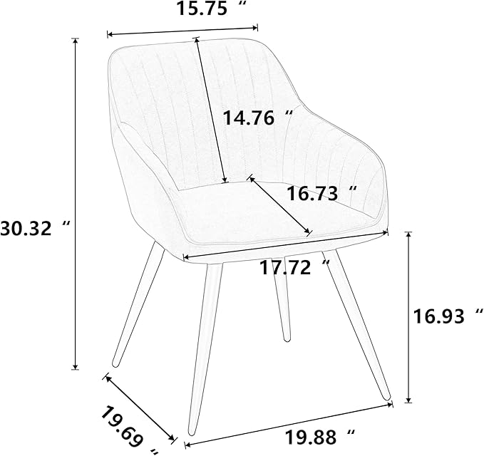 annjoe Faux Suede Accent Chair Arm Chairs Living Room Chairs Leisure Chair Upholstered Chair with Metal Legs Set of 2 for Home Kitchen Office Bistro Cafe