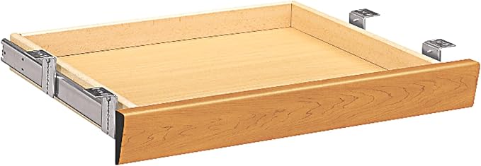 Hon Single Pedestal Center Drawer 22 by 25-3/8 by 2-1/2-Inch Harvest