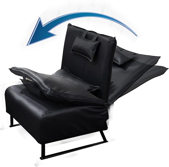 Accent Chair TV Chair Living Room ChairLazy Recliner Comfortable Fabric Leisure SofaModern High Back ArmchairBalcony Study Reading Corner Chair