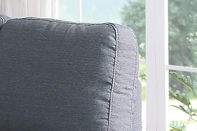 Poundex Upholstered Sofas/Sectionals/Armchairs Grey