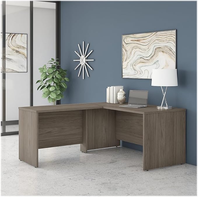 Bush Business Furniture Studio C 60W x 30D L Shaped Desk with 42W Return