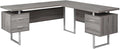 Monarch Specialties Computer 70L Desk Left or Right Facing - Taupe