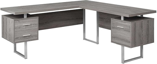 Monarch Specialties Computer 70L Desk Left or Right Facing - Taupe