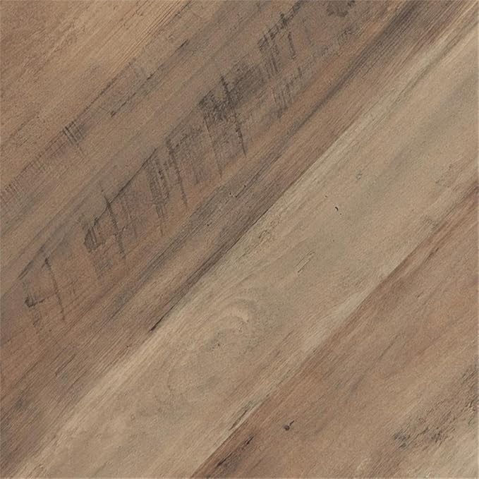 Pemberly Row 3-Drawer Engineered Wood Writing Desk Rustic Oak Finish 59 W x 29.5 D x 29.5 H Manufactured Wood and Metal Frame Modern Style Desk for Home Office Bedroom or Living Room Use