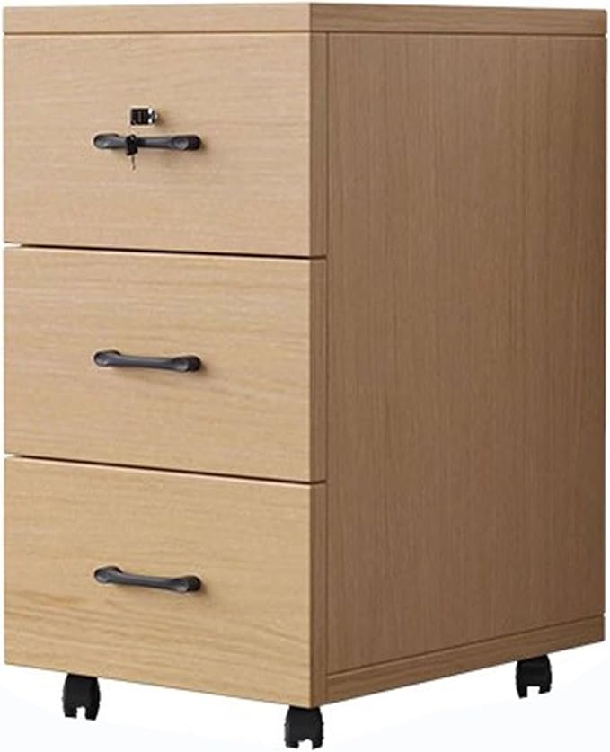 File Cabinet Under Desk Side Cabinets with Lock(C)