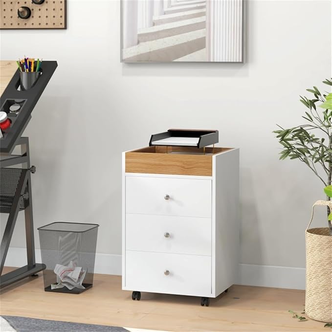 Storage Dresser Cabinet with Wheels Storage Organization Makeup Drawer Unit for Closet Bedroom Office File Cabinet Rolling Bathroom Organizers and Storage Vanity Organizer Mobile File Cabinets