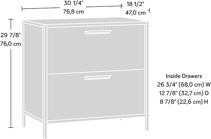 2 Drawer Small File Cabinet with LockUnder Desk Locking Storage Cabinet Organizer for HomeOffice Lateral Filing CabinetsAssembly RequiredBrown