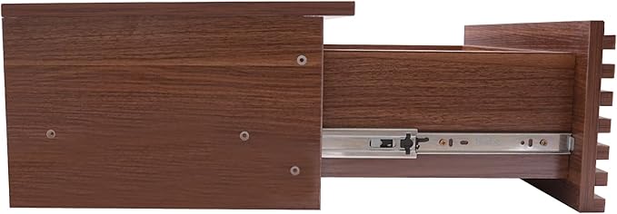 Wall Mounted Desk-Home Wall Mounted Office Computer Desk with 2 Pull Out Drawers Made of Ecological Board Makeup Vanity Desk for Bedroom Organizer&amp Space-Saving