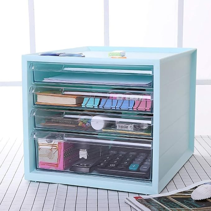 File cabinets New Material Production Non-Slip Rubber Bottom Different Categories Intimate Design Separate Things Pp Plastic - 27.5x33.5x25cm Bookcase
