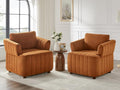 Oversized Accent Chairs Set of 2 Comfy Boucle Living Room Chairs with Deep Seat &amp High Pillow Backrest Sherpa Upholstered Armchair Reading Chair Modern Single Sofa Chair for Living Room &amp B