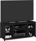 Furinno Classic TV Stand Entertainment Center TV Console for TV up to 55 Inch with Shelves for Living Room Bedroom Americano