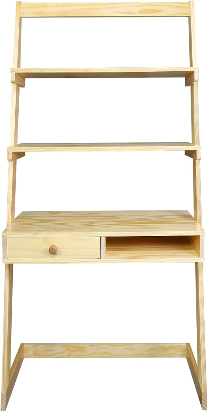 American Trails Freestanding Ladder Desk with Drawer Natural