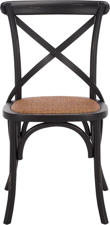 Safavieh American Homes Collection Franklin Farmhouse X-Back Antique White Side Chair