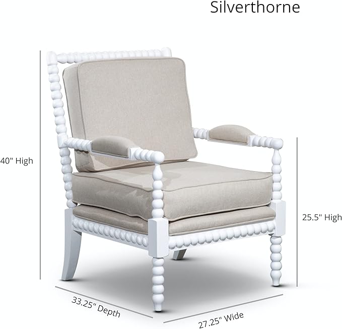 DTY Indoor Living Silverthorne Spindle Chair Weathered Oak Charcoal