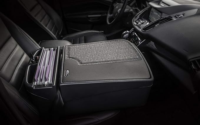 AutoExec AE-GMEF-BT Efficiency GripMaster Car Desk for Your Vehicle Workstation and Mobile Office Black