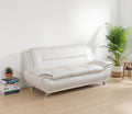 Leather Couch SetCream Sectional Sofa for Living Room Furniture Sets3 Seater Couch for Living Room/Office/Bedroom/Apartment