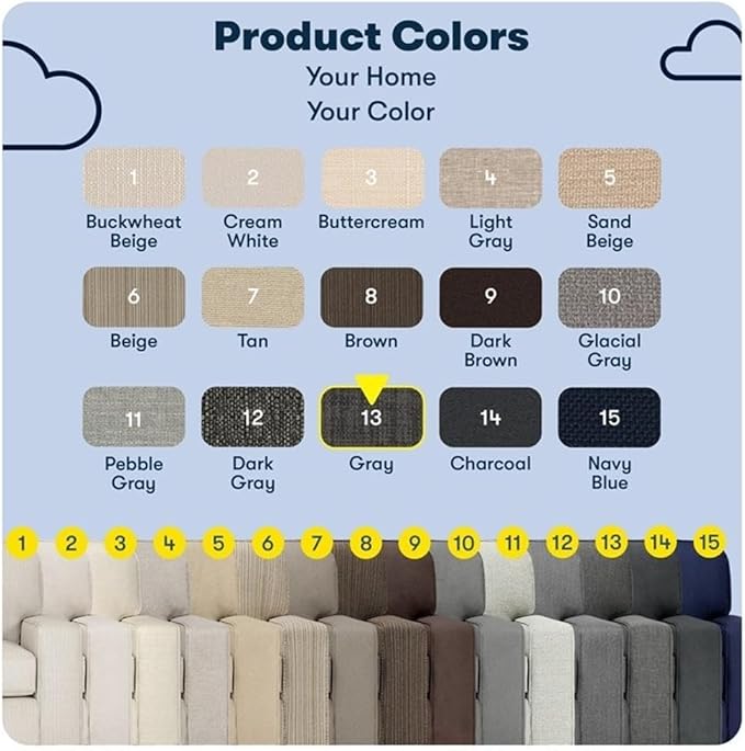 Pemberly Row 61 Track Arm Loveseat Sofa Gray Anti-Pilling Polyester Fabric Removable Covers Solid Wood Frame Compact Modern Design for Living Room or Home Office Spaces