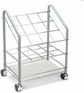 Safco Home Office Tubular Steel Wire Roll File 12 Compartment