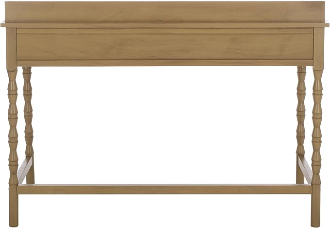 SAFAVIEH Home Collection Astaroth Desert Brown 2-Drawer Computer Table Office Writing Desk