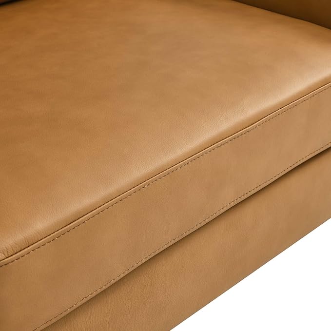 Modway EEI-6020-TAN Corland Leather Loveseat Tan