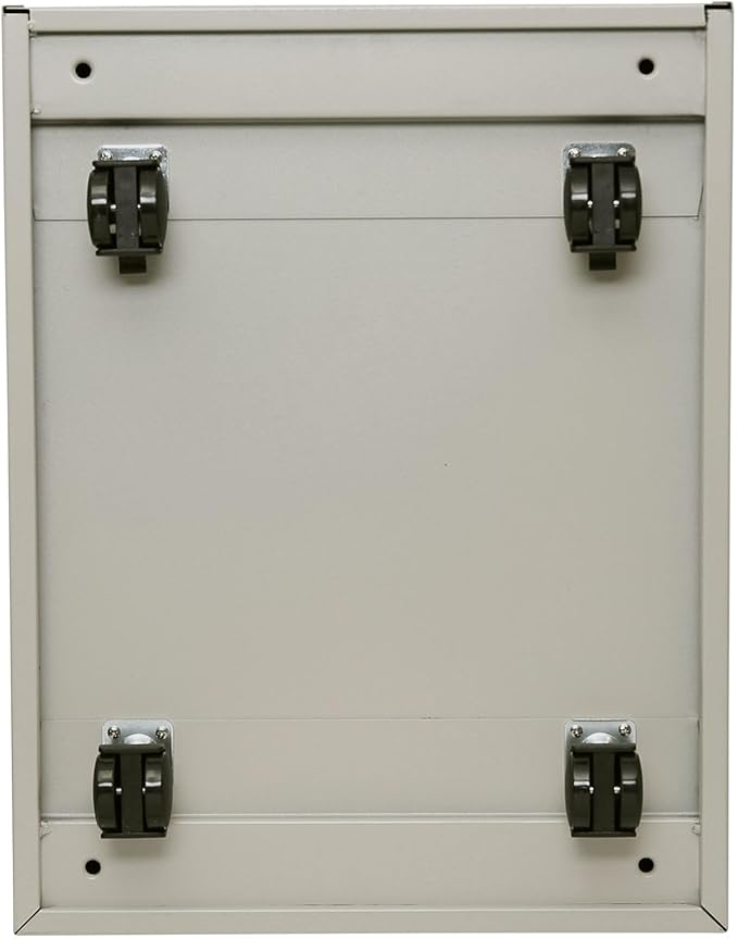 Alera PA53-2820PY Three-Drawer Metal Pedestal File 16w x 19-1/2d x 28-1/2h Putty