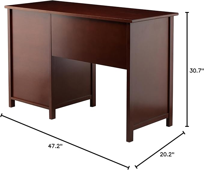 Winsome Delta Home Office Walnut