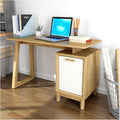 47 Inch Writing Desk - Compact Home Office Desk - Computer Laptop Study Table