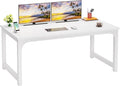 LITTLE TREE 70.8 Inch X-Large Executive Computer Office Desk White