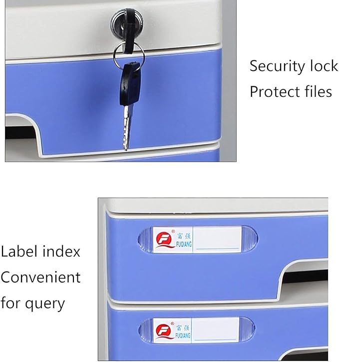 File Cabinet 11/14 Layer File Cabinet A4 Data Cabinet with Lock and Organizer Desktop File Organizer11 Layers