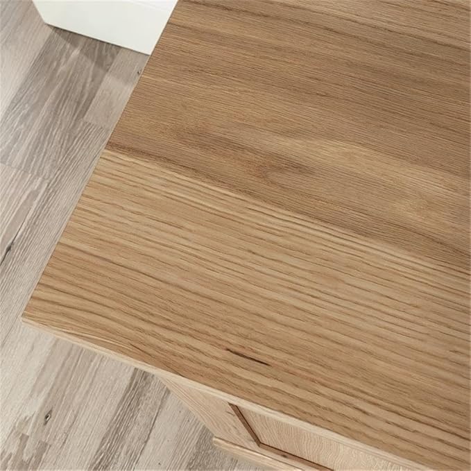 Sauder Miscellaneous Office Computer Desk with Drawers Timber Oak Finish