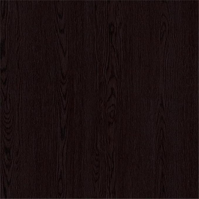 Pemberly Row L Shaped Desk with Hutch Engineered Wood Espresso Oak Finish 60W Computer Desk Storage Cabinet File Drawer Wire Management Fluted Glass Door Home Office Furniture