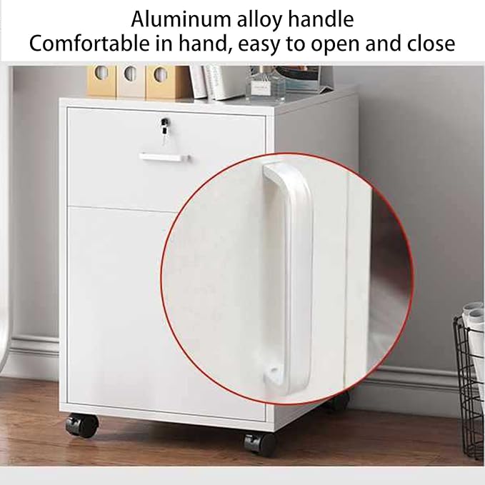 File Cabinet for Home OfficeFile Cabinet with Lock Under Desk File Cabinet Office Vertical Files Cabinet 1 Drawer Metal Filing Cabinet Keep Documents Secure and Neat