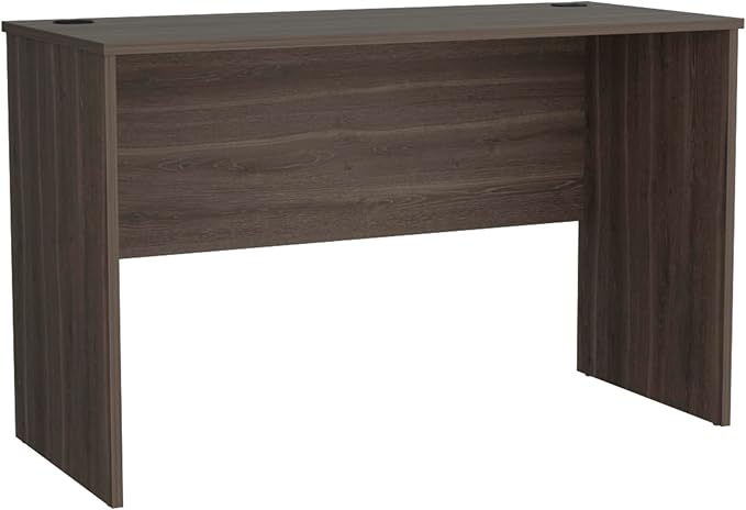 47 Wide Study Desk Gray Walnut Modern Simple Computer &amp Laptop Table Dining Table for Bedroom Living Room Home and Office Kitchen Walnut