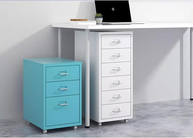 File Cabinet Storage Cabinet Data Cabinet Locking Filing Cabinet Under Desk 3/5 /6/8 Mobile Drawer Cabinet (Size : 6F)