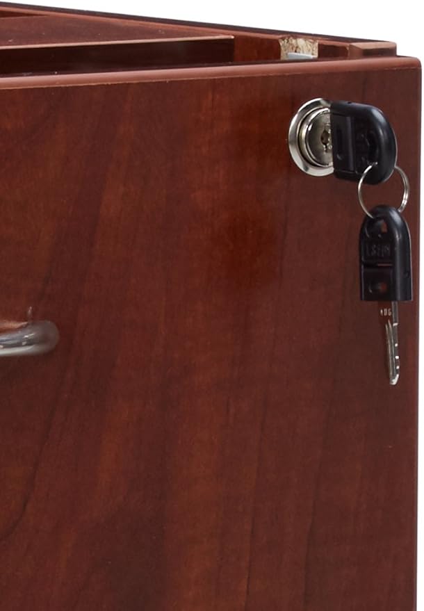 Lorell LLR69606 69000 Series Free Standing Fixed Pedestals Cherry