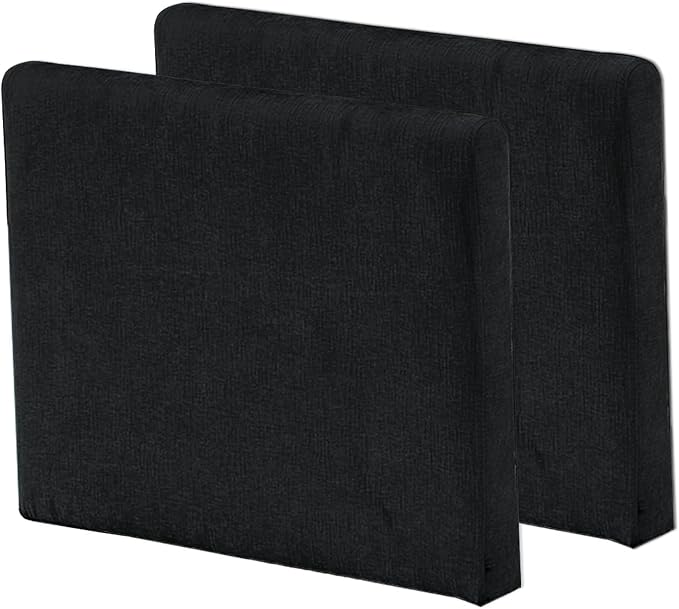 mikibama Alternative Sofa Armrests for 2 Seater Sofa 3 Seater Sofa and 4 Seater Sofa Chenille Black