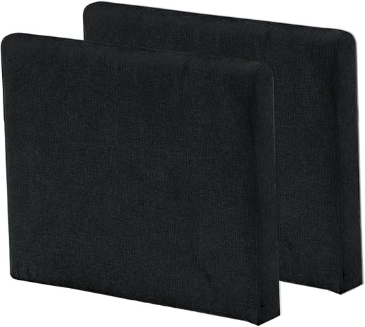 mikibama Alternative Sofa Armrests for 2 Seater Sofa 3 Seater Sofa and 4 Seater Sofa Chenille Black