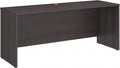 Bush Business Furniture Studio C Credenza Desk Computer Table for Home or Professional Office 72W x 24D Storm Gray