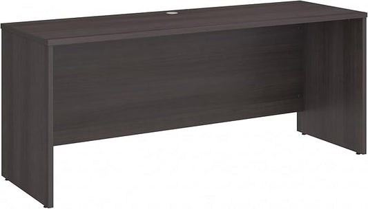 Bush Business Furniture Studio C Credenza Desk Computer Table for Home or Professional Office 72W x 24D Storm Gray