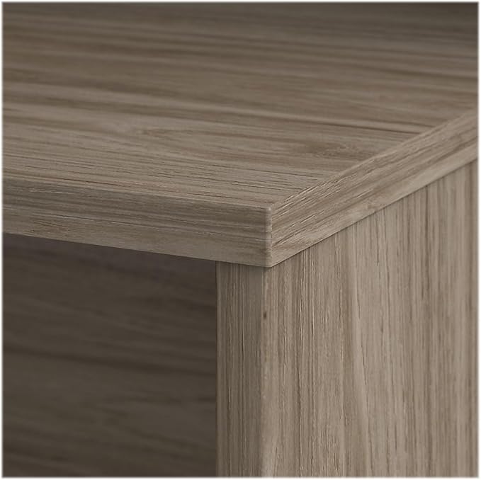 Bush Business Furniture Studio C 72W x 24D Credenza Desk in Modern Hickory