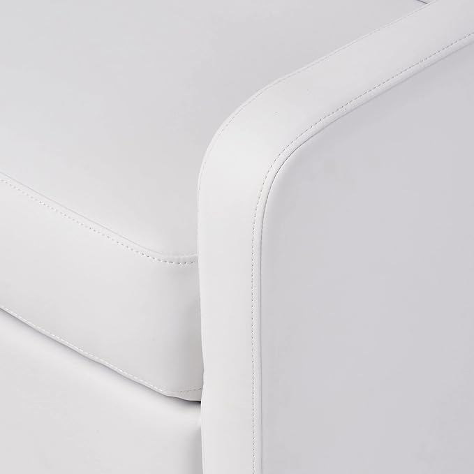 Christopher Knight Home Samedi PU Recliner White 26.25D x 37.25W x 40H in